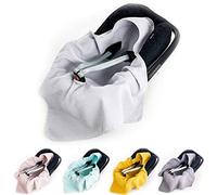 BABEES Couverture nid d'ange en coton gaufré pour siège auto, universelle, printemps, été, pour poussette, porte-bébé, sans rembourrage, légère