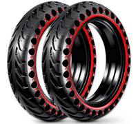 BABEJIA 2 Pièces Pneu 50/75-6.1 Trottinette Electrique, Améliorez Votre Conduite avec Roues 8 1/2 x2 Tubeless, Pneu Plein 8.5x2.0 Compatible avec Wispeed T855 et Xiaomi M365/Pro 2/3/3 Lite, etc