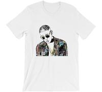 Babes & Gents Bad Bunny White Tee (Unisex) Manches Courtes(X-Large)