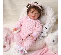 BABESIDE Poupée Sunny 43,2 cm - Tissu Doux - Poupées Reborn pour Nouveau-né Fille