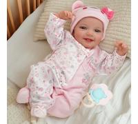BABESIDE Poupées Reborn 20 Pouces Réalistes Nouveau-né Fille Corps en Tissu Doux Real Life Lifelike Poupee Jouets Ressemble à Un Vrai Bébé