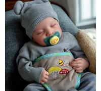 BABESIDE Poupées Reborn - 43,2 cm - Garçon Reborn réaliste avec corps en vinyle doux, poupée nouveau-né réaliste qui semble réaliste avec tenue et accessoires pour enfants de 3 ans et plus