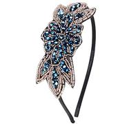 BABEYOND 1920s Bandeau pour femme avec serre-tête Gatsby années 20 Taille unique (Bleu)