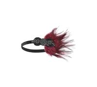 BABEYOND Bandeau pour femme style années 20 Gatsby, style années 20, bordeaux, style années 20
