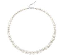 BABEYOND Collier Ras du Cou-Perles d'Imitation pour Femme Collier Court Rond Perle Simple pour Mariage Valentin Blanc (Chaîne doré)