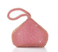 BABEYOND Pochette à paillettes style années 1920, motif paon à paillettes, pochette pour femme, pochette de soirée années 20, sac à perles, accessoire de costume Gatsby, fête de mariage, rose, Taille