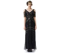 BABEYOND Robe de soirée Longue années 1920 - Style années 1920 - Gatsby