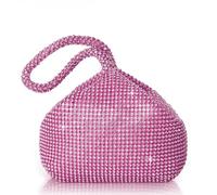 BABEYOND Sac à main pour femmes, Sac à main en strass style années 1920, Sac de soirée élégant pour soirée de fin d'études, Sac pour mariage, Accessoire de mariée, Violet Foncé, Taille unique