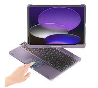 BABG Étui pour iPad 10e 11e (A16) avec clavier et iPad Air 11 (M4, M3, M2), pivotant à 360°, 7 modes d'utilisation, clavier rétroéclairé arc-en-ciel pour iPad Pro 11 (1ère/2ème/3e/4e génération) et