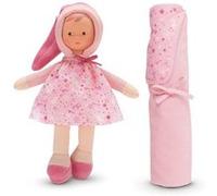 Babi corolle - doudou - miss rose etoile et couverture multicolore G