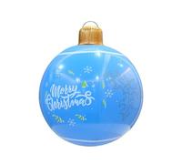 BABIBAOBEI Ballon de Noël gonflable décoratif en PVC résistant aux intempéries pour des années - Décoration ronde résistante aux intempéries