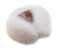 BABIBAOBEI Cache-cou d'hiver de luxe - Écharpe à isolation thermique légère pour les activités par temps froid et les cadeaux - Écharpe d'hiver portable, blanc, taille unique