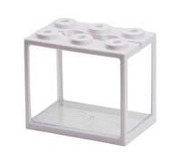 BABIBAOBEI Coffre-fort Bettas avec 6 compartiments, grande clarté, poissons élégants adaptés pour la décoration de la maison ou du bureau