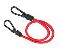 BABIBAOBEI Cordon élastique avec mousqueton - 60 cm/120 cm - Sangle de bagage élastique - Corde extensible avec tendeur en caoutchouc avec mousqueton