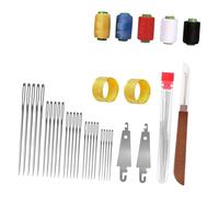 BABIBAOBEI Ensemble d'aiguilles à coudre résistantes à la rouille pour jeans, toile et divers projets d'artisanat