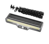 BABIBAOBEI Installation flexible en forme de pieuvre solaire pour grilles de jardin en acrylique ABS avec bras réglables