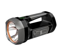 BABIBAOBEI Lampe de poche marine étanche 4000 mAh à charge solaire avec manivelle et alimentation USB pour camping, randonnée, utilisation de plusieurs sources d'alimentation, lampe de poche et