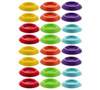 BABIBAOBEI Lot de 24 gamelles en polystyrène antidérapant pour cafards Dubia Herpeton multi-usages