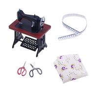 BABIBAOBEI Machine à coudre miniature nostalgique, accessoire parfait pour les amateurs de rétro et décoration d'intérieur unique, accessoires en métal