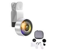 BABIBAOBEI Mise à niveau de la technologie de verre visuel, objectif grand angle pour téléphone, 10 x 120 degrés, très large, idéal pour les amateurs de partage social, facile à transporter