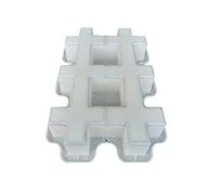 BABIBAOBEI Moule réutilisable résistant aux intempéries pour la création de chemins de béton flexibles dans les jardins, la cour et les espaces extérieurs