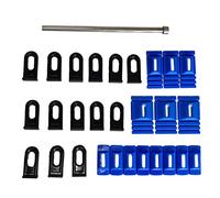 BABIBAOBEI Outils de réparation de bosses pour carrosserie de voiture SUV - Outil de débosselage à main - Extracteur de feuille - Kit de réparation - Bâtons robustes - Marteaux à ventouse