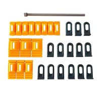 BABIBAOBEI Outils de réparation de bosses pour carrosserie de voiture SUV - Outil de débosselage à main - Extracteur de feuille - Kit de réparation - Bâtons robustes - Marteaux à ventouse