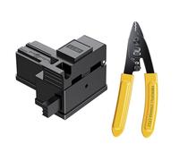 BABIBAOBEI Petite pince à fibre optique efficace et précise avec construction portable et solide adaptée pour câble FTTH épissure à froid