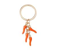 BABIBAOBEI Porte-clé vibrant Chili en alliage - Organisateur de breloques - Support compact pour un usage quotidien - Cadeau unique, a, taille unique