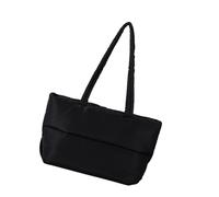 BABIBAOBEI Sac à main surdimensionné élégant en nylon léger, sac à bandoulière multifonction pour le travail, les voyages et le quotidien, pratique en nylon, Noir , One Size