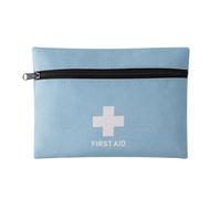 BABIBAOBEI Sac à pilules compact de petite taille portable pour un rangement facile dans les sacs à dos ou les voitures, convient pour les voyageurs et les urgences, bleu, One Size