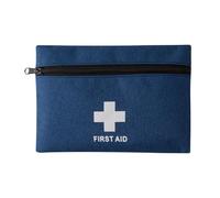 BABIBAOBEI Sac à pilules compact de petite taille portable pour un rangement facile dans les sacs à dos ou les voitures, convient pour les voyageurs et les urgences, bleu marine, One Size