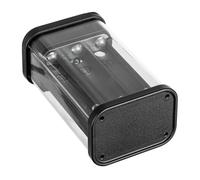 BABIBAOBEI Support de batterie sécurisé avec protections contre les surcharges pour cellules 18650 dans un boîtier transparent Installation facile sans soudure pour une alimentation sûre Boîtier ABS