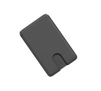 BABIBAOBEI Support de cartes de téléphone pour étui, cartes de crédit adhésives, pour la plupart des smartphones, téléphones portables, portefeuille, à coller sur la carte, Noir , One Size