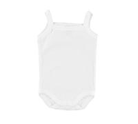 BABIDU Body bébé à fines bretelles, 100% coton doux et respirant, idéal pour les nouveau-nés filles et garçons, vêtement confortable pour bébé, body sans manches pour bébé jusqu'à 36 mois unisexe