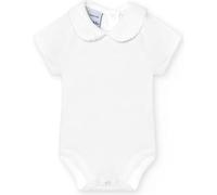 BABIDU Body bébé à Manches Courtes 100% Coton, Body Nouveau-né, Tissu Doux, Respirant et hypoallergénique pour Peaux sensibles, Body à col piqué, vêtements Unisexes pour bébé garçon et Fille