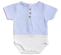 BABIDU Body bébé à manches courtes 100% coton, body pour nouveau-né en tissu Bambula doux, respirant et hypoallergénique pour les peaux sensibles, fermeture à boutons, vêtements unisexes pour bébé