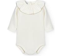 BABIDU Body bébé à Manches Longues et col à Volants 100% Coton, Body pour Nouveau-né, Tissu hypoallergénique Doux et Respirant pour Peaux sensibles, Premier Port, vêtements Unisexes pour bébé