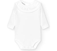 BABIDU Body bébé à Manches Longues et col à Volants 100% Coton, Body pour Nouveau-né, Tissu hypoallergénique Doux et Respirant pour Peaux sensibles, Premier Port, vêtements Unisexes pour bébé