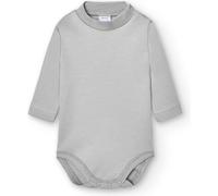 BABIDU Body bébé à Manches Longues et col roulé 100% Coton, Body pour Nouveau-né, Tissu hypoallergénique Doux et Respirant pour Peaux sensibles, vêtements Unisexes de baptême pour bébé garçon