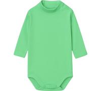 BABIDU Body bébé à manches longues et col roulé 100% coton, body pour nouveau-né, tissu hypoallergénique doux et respirant pour peaux sensibles, vêtements unisexes de baptême pour bébé garçon