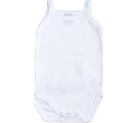 BABIDU Body bébé avec bretelles 100% coton à volants, tissu ajouré avec cœurs, hypoallergénique doux et respirant, body sans manches pour nouveau-né fille,vêtements pour bébé fille de base pour l'été