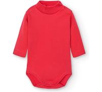 BABIDU, Body COL Roule - Body pour bébé - Unisexe, Couleur Rouge, Taille 18 Mois