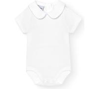 BABIDU | Body pour Bébé Manches Courtes Couleur Blanc Taille 12 Mois, 100% Fabriqué en Espagne - Body Bébé Unisexe Ultra-Doux et Produit Durable