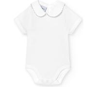 BABIDU | Body pour Bébé Manches Courtes Couleur Gris Taille 6 Mois, 100% Fabriqué en Espagne - Body Bébé Unisexe Ultra-Doux et Produit Durable