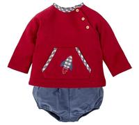 BABIDU Ensemble bébé garçon deux pièces en coton, design doux et respirant, idéal pour nouveau-né, usage quotidien