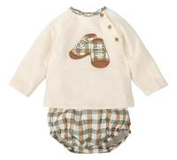 BABIDU Ensemble bébé garçon deux pièces en coton, design doux et respirant, idéal pour nouveau-né, usage quotidien