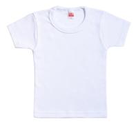 BABIDU Maillot de Corps Garçon Manches Courtes Coton et Polyester, Tissu Polaire Doux Hypoallergénique, sous-vêtement Hiver 2 à 16 Ans, Léger Confortable et Chaud