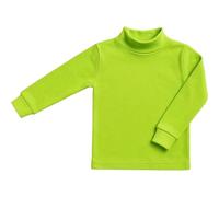 BABIDU Maillot de Corps Unisexe à col mi-Haut et col roulé pour Enfant, sous-vêtement Unisexe pour garçon et Fille de 2 à 16 Ans, Manches Longues en Coton et Polyester, Tissu Peluche Thermique