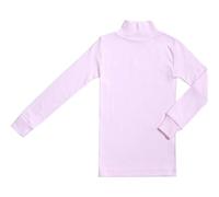 BABIDU Maillot de Corps Unisexe à col mi-Haut et col roulé pour Enfant, sous-vêtement Unisexe pour garçon et Fille de 2 à 16 Ans, Manches Longues en Coton et Polyester, Tissu Peluche Thermique